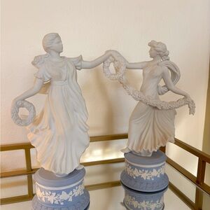 Wedgwood Blue and White Dancing Figures Decor